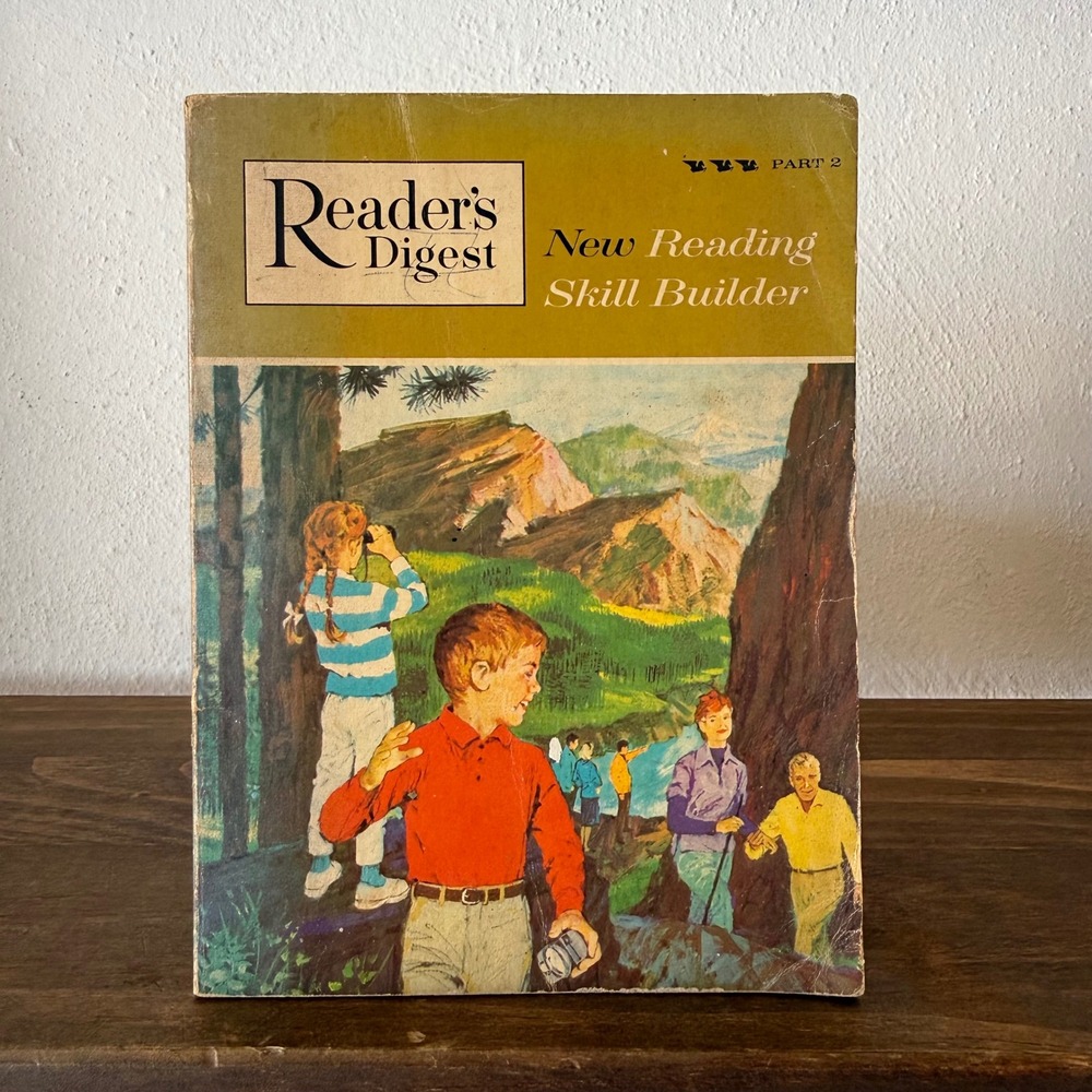 Vintage 1966 Readers Digest New Reading Skill Builder Part Two Book